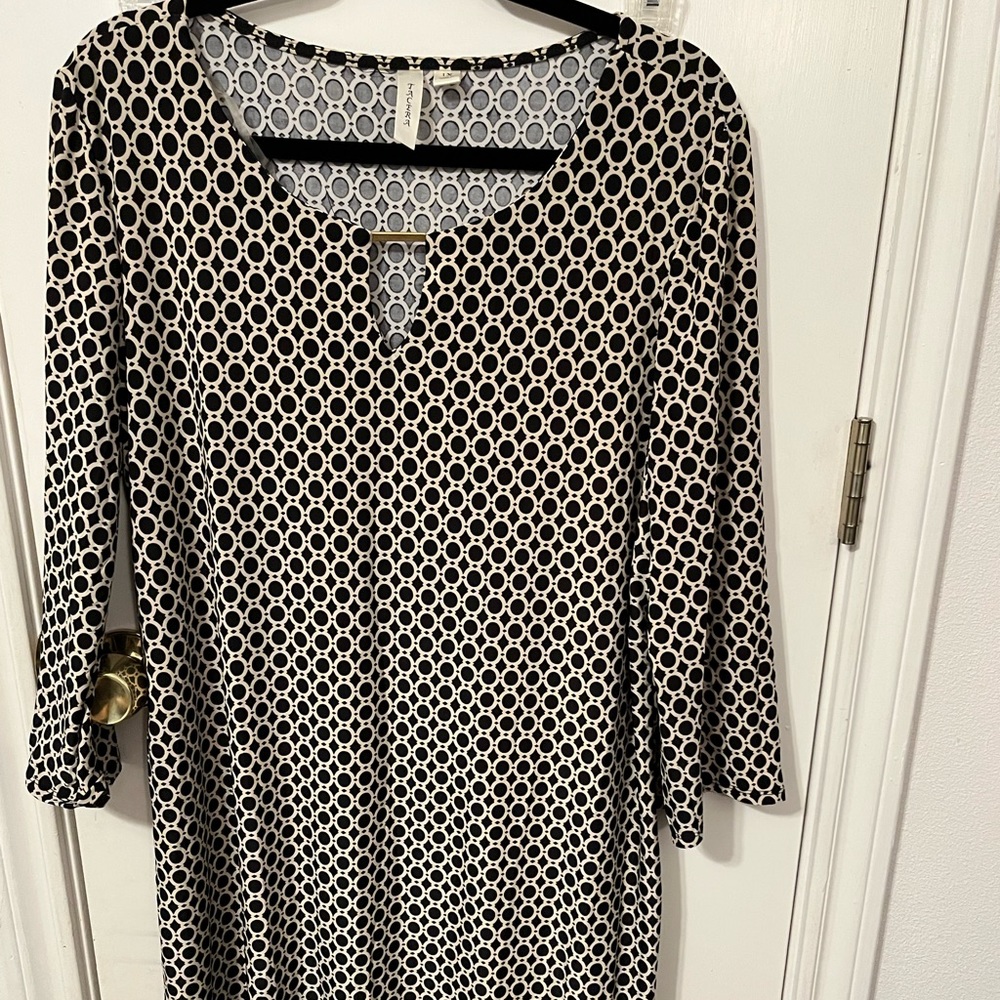 3/4 length sleeve dress